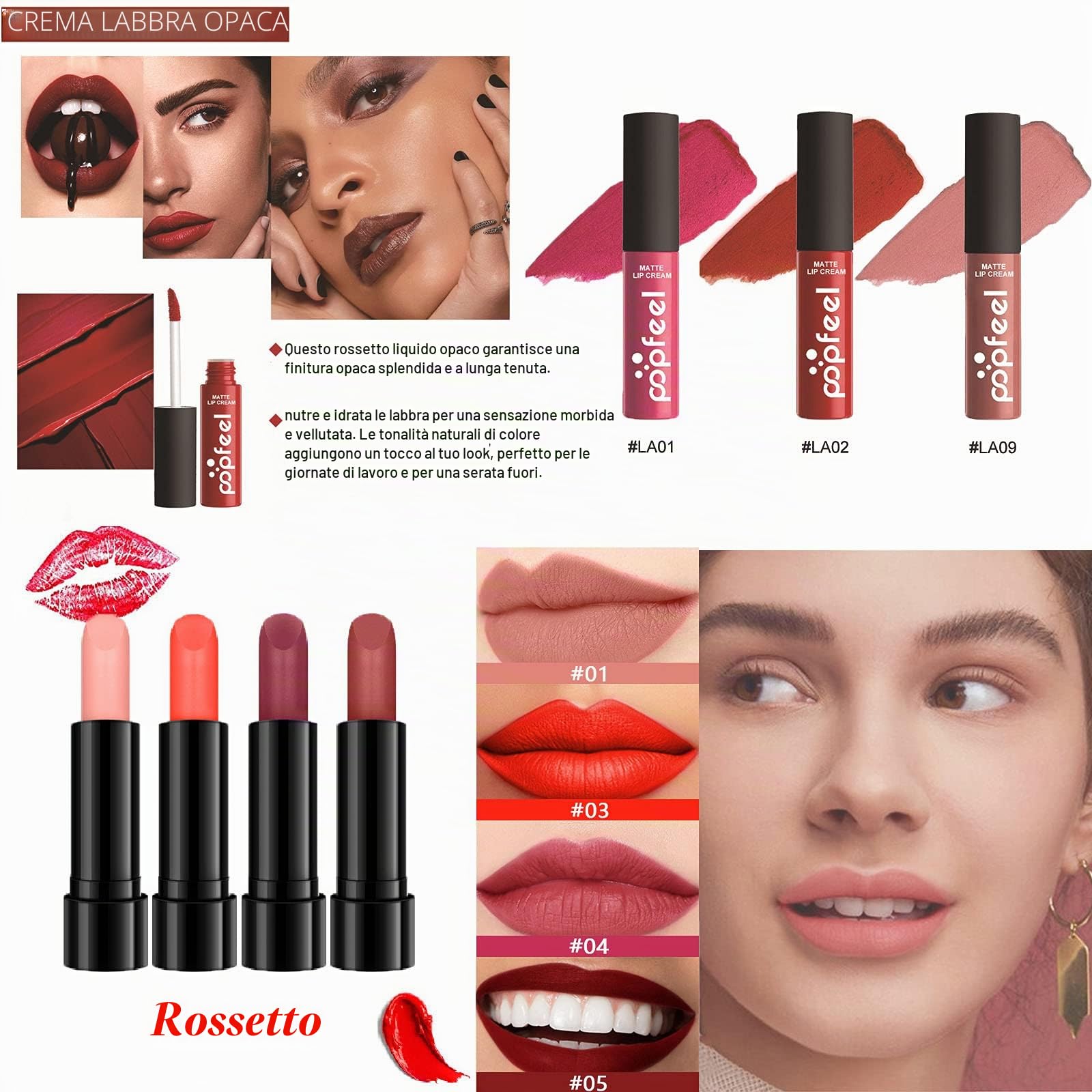 Kit per Trucco Completo, 37 Pezzi Cosmetico Valigetta per Principianti con Ombretti Correttore Rossetto Lucidalabbra Fard ecc - Sorpresa Regalo Trousse di Trucchi, per l'uso quotidiano e viaggio#3