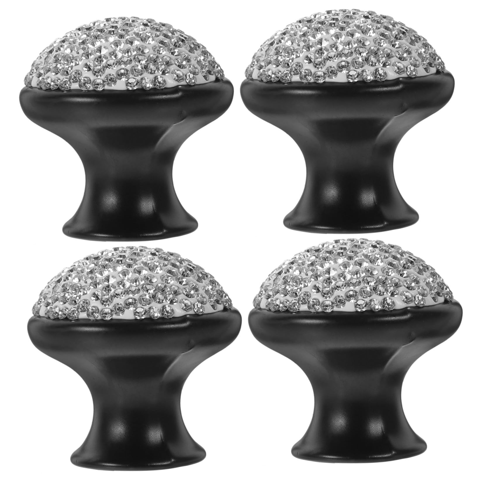 Angoily 16stücke Aluminiumlegierung Türknöpfe Mushroom Design Kreative Schubladengriffe Für Möbel Schrank Und Küchenschränke Weiß