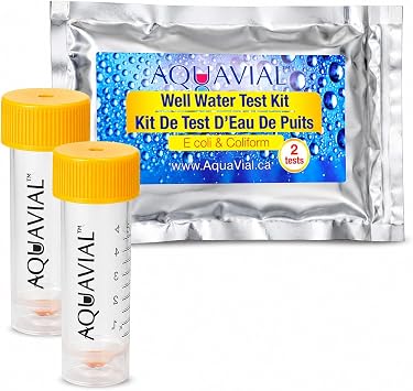 Water Testing Kit 2 Pack - E Coli and Coliform Test for Drinking, Pool, Pond, Lake, Well Quality - Bacteria Tester