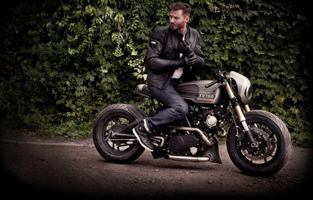 SHIMA Caliber Motorcycle Gloves Men Leather Summer Biker Armoured Protectors Motorbike Perforated Ventilated Reinforced Motorsport Glove Street Motorbikes (Mens, Black, S) - Image 8