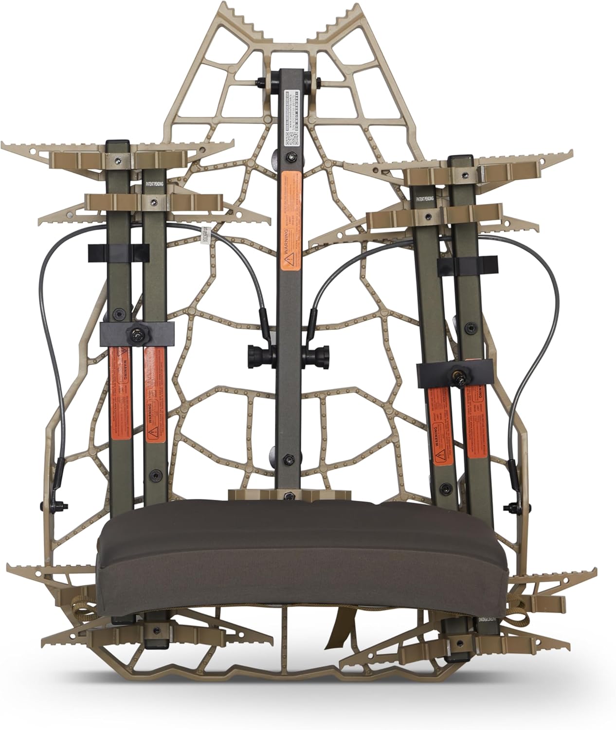 XOP Rubicon - 9.6 Lb Cast Aluminum Hang On Treestand for Deer Hunting