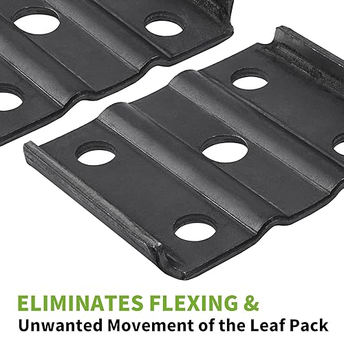 Miniatura 6 de SPARKWHIZ Kit de pernos en U para remolque para 3,500 libras. Eje redondo de remolque de 2 3/8 pulgadas de 6 1/4 pulgadas de largo 1/2 pulgadas