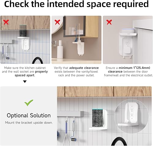 Miniatura 5 de Suptek Paquete de 3 estantes de pared, organizador de pared para el hogar, perfecto para baño, cocina, dormitorios, sostener teléfono celular,