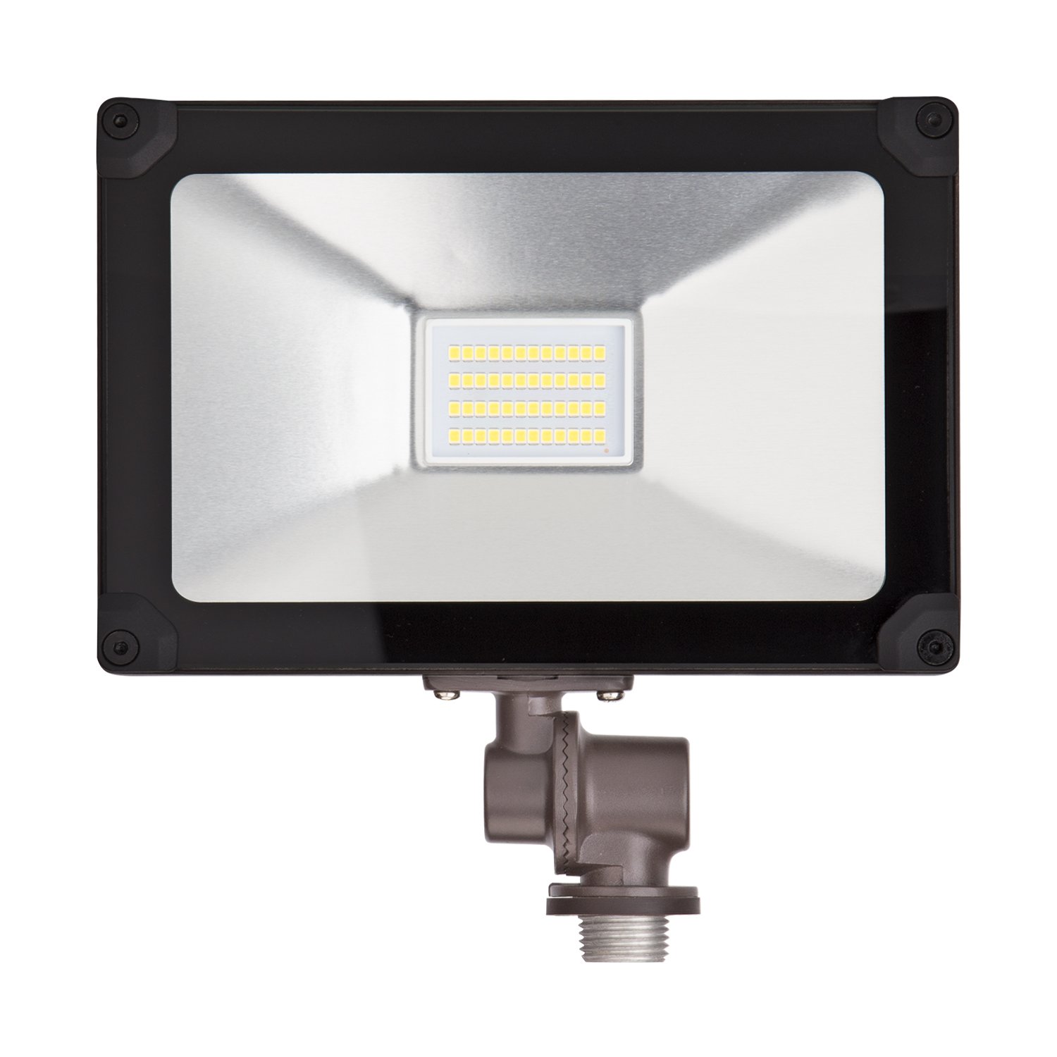 20W LED Flood Light with Knuckle Mount Super Slim SMD Outdoor [2000lm] Landscape Security Waterproof for Garden Piazza Bill Boards Factory (Natural White 4000K)