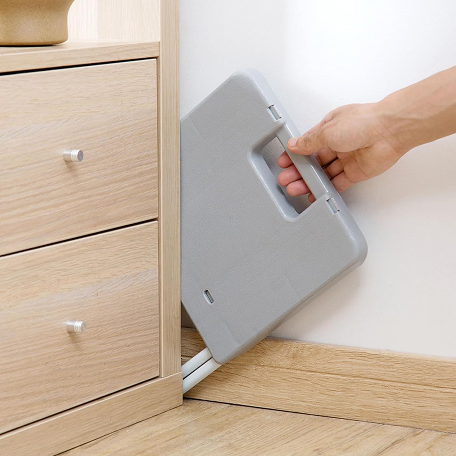 Folding Camp Stool - Portable Lightweight Collapsible Chair with Steel Frame, Handle, 250lbs Capacity for Travel, Fishing, Hiking and Picnics