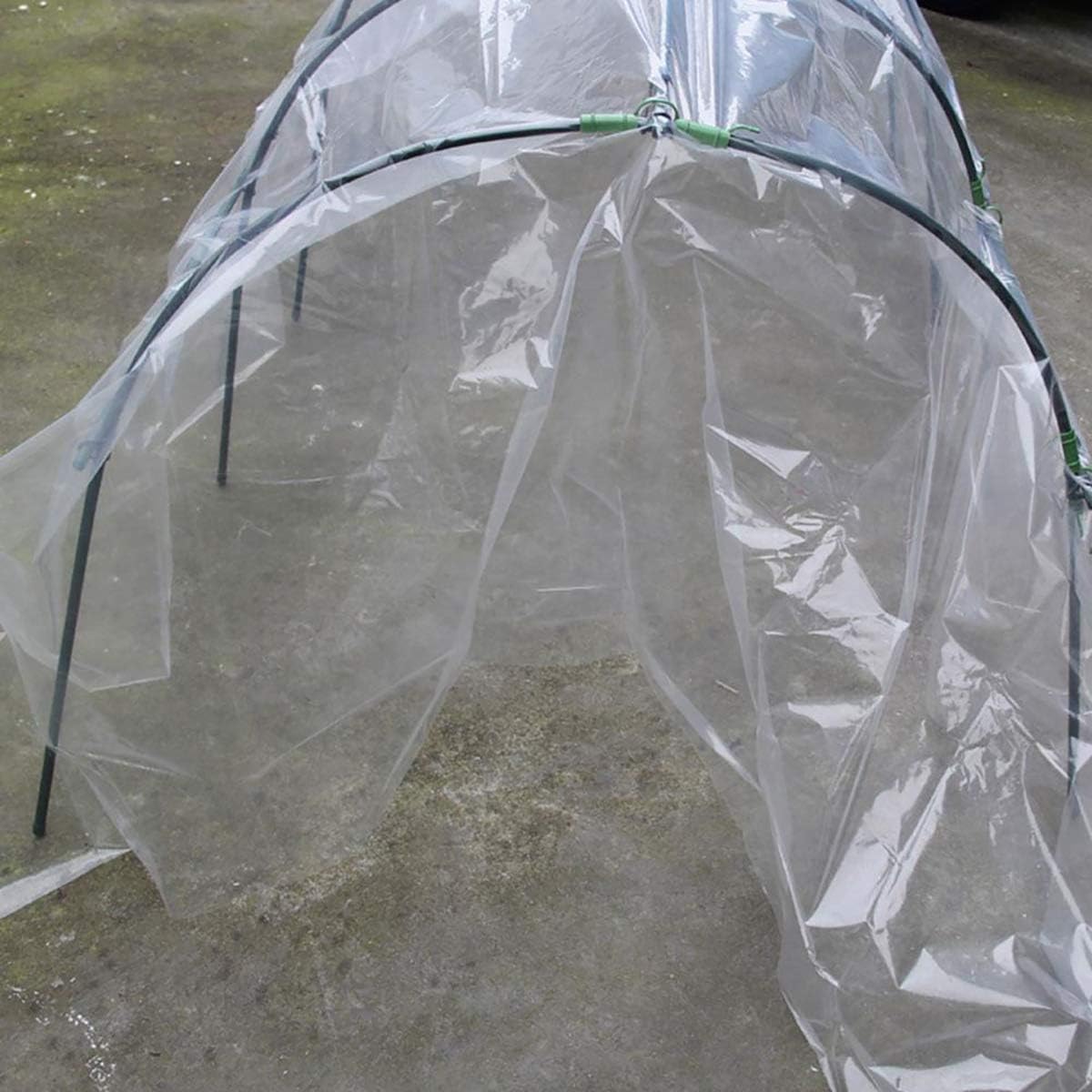 Garden Poly Tunnel, Plastic Covering Greenhouse Film Greenhouse Replacement Cover for Harsh Weather Resistance & Seed Germination