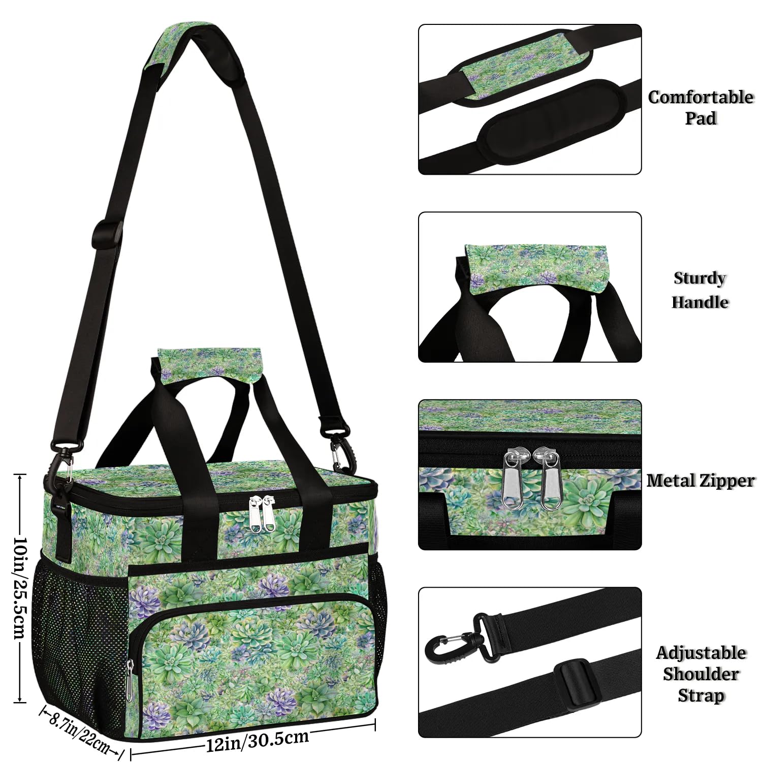 Große Lunchtasche für Erwachsene, Herren, Damen, Kinder, Mädchen, Jungen, isolierte Lunchbox, Kühltasche, Kühltasche, Kühltasche für Arbeit, Picknick, Grillen