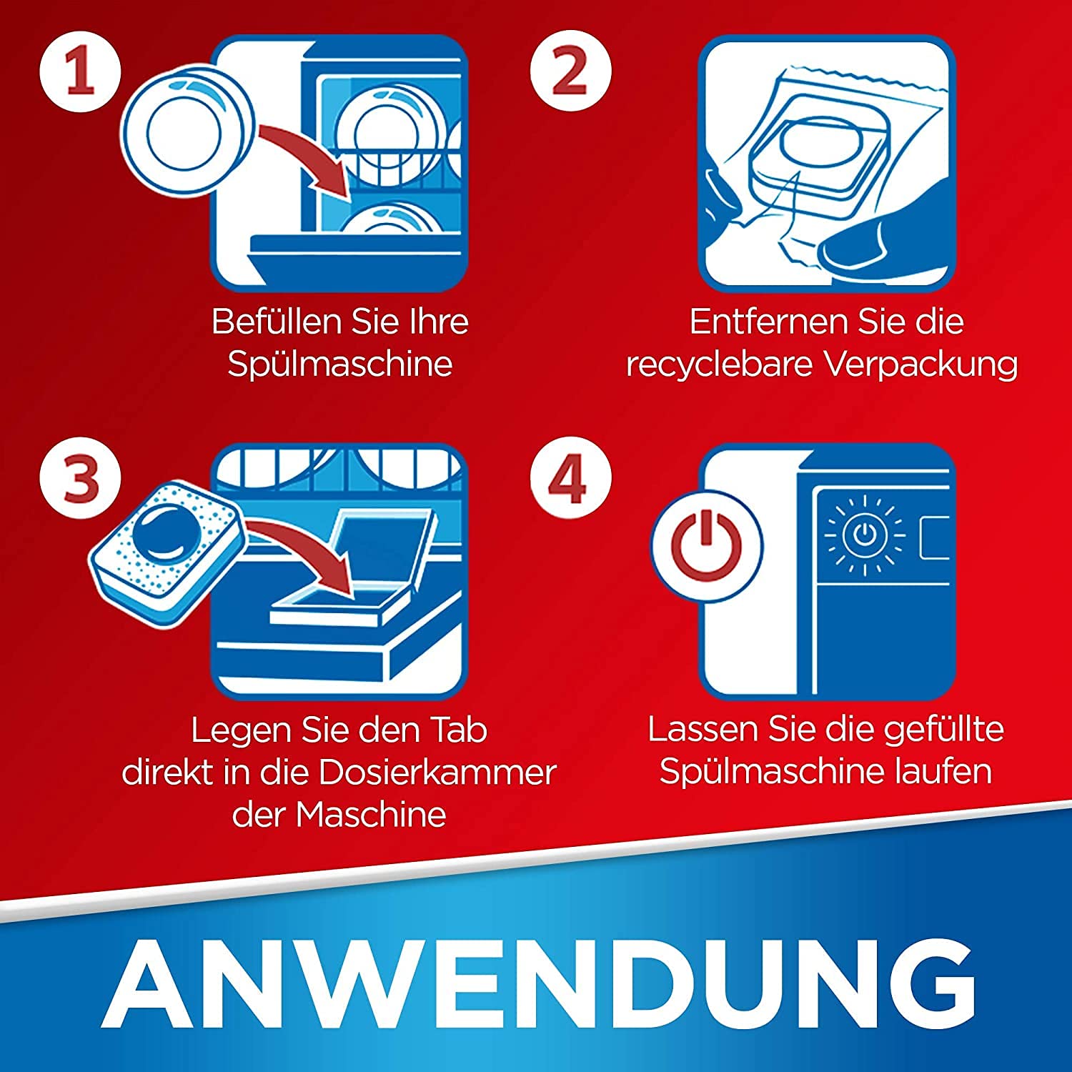 Spülmaschinen-Tabs Somat 10 Henkel (PACK=90 STÜCK)