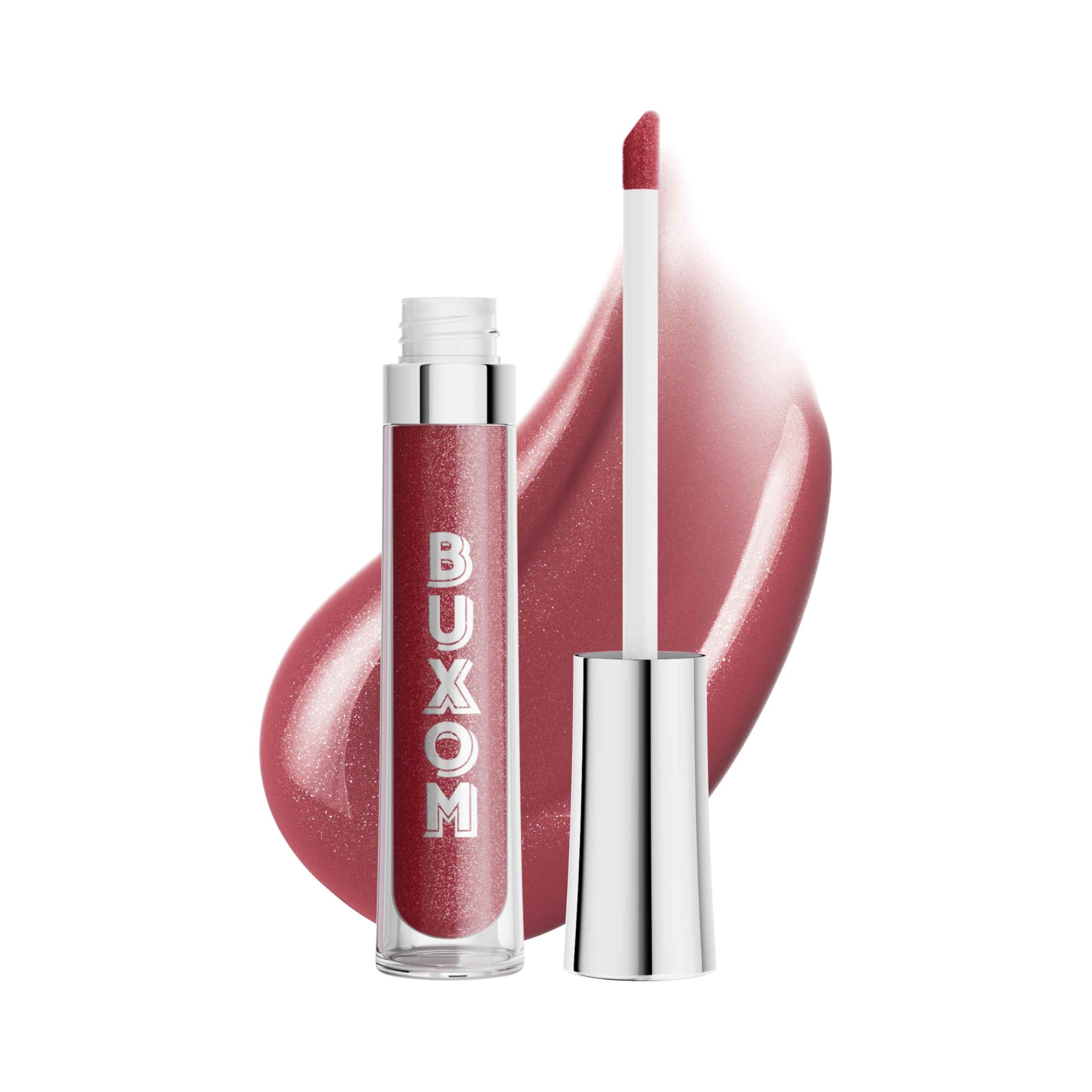 Full-On Tinted Lip Plumper Gloss, High-Shine Moisturizing Lip Gloss with Peptides and Vitamin E, Vegan Formula