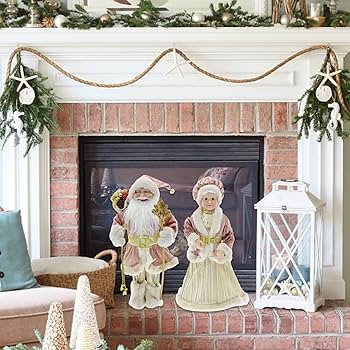 Amazon.co.jp: 17.7インチ サンタクロースとミセスクロースの