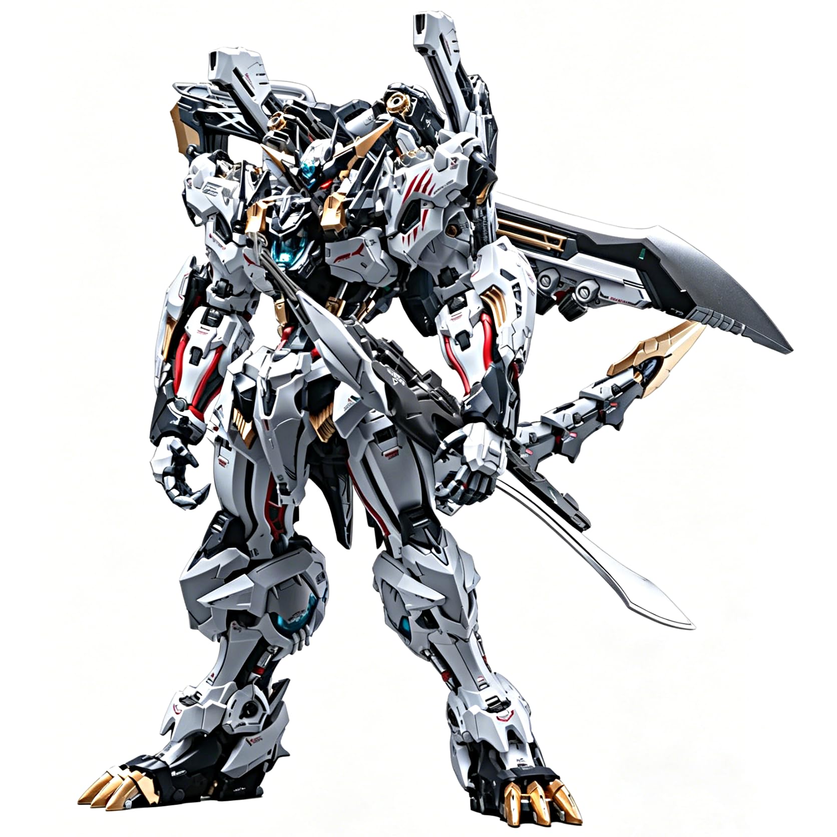 TOYVERSE Infinity Nova Fenrir 1/72 Maßstab 27 cm Science-Fiction Mecha Modellbausatz mit Premium-Innenrahmen und vollständigem Waffenset ab 15 Jahren
