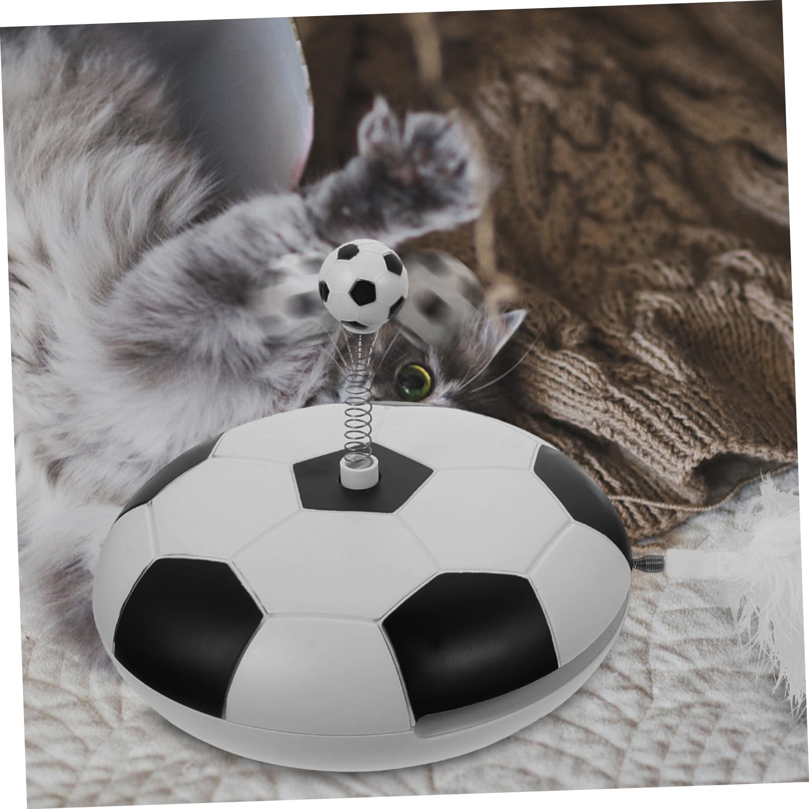 COLLBATH Jouet Automatique pour Chaton Jouet Interactif Anti-Stress Intérieur pour Chat Domestique