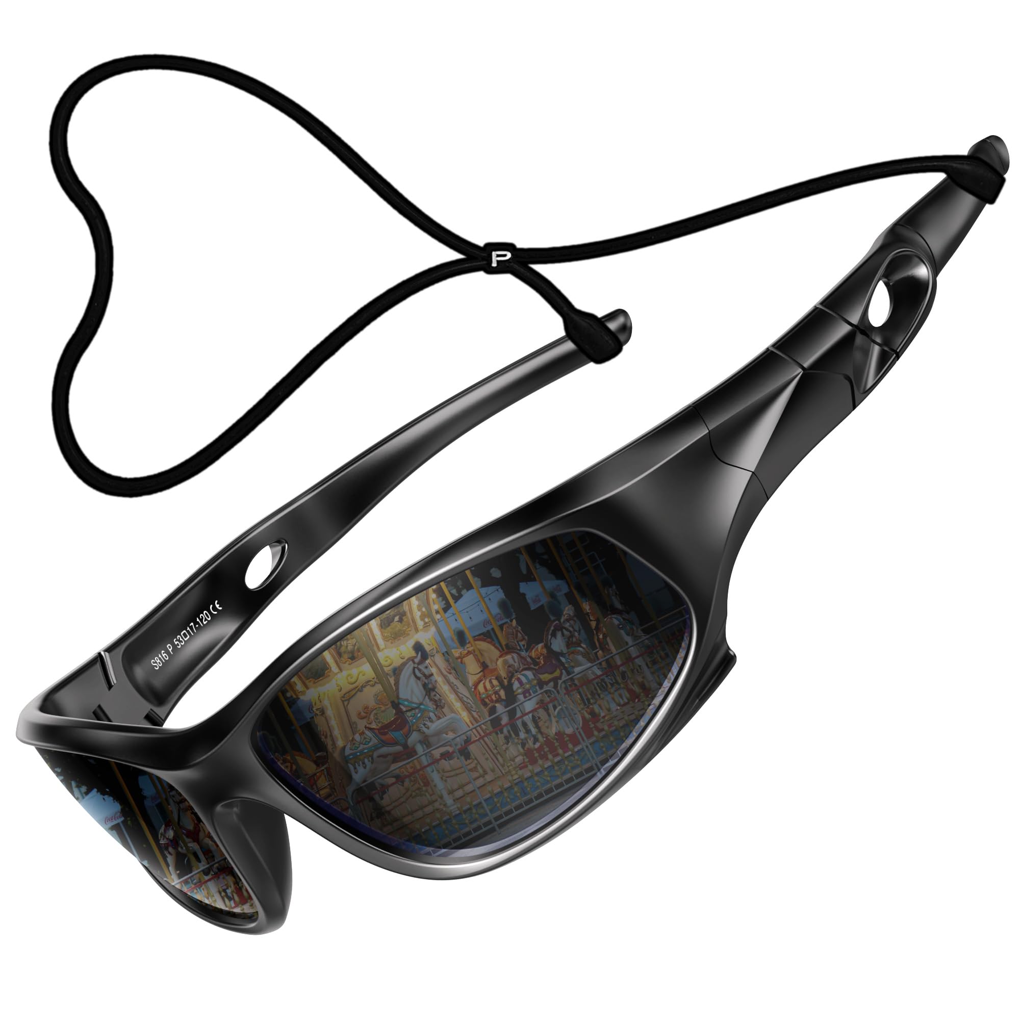 Unbreakable Polarized Kids Sunglasses: UV Protection TR90 Ultra-Light Sports Sun Glasses for Boys Girls Age 4-11