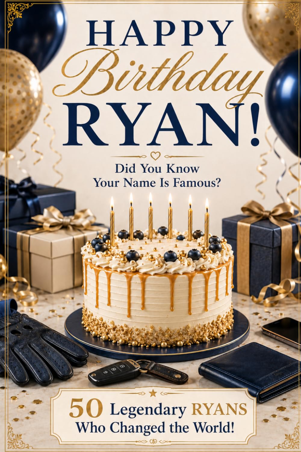 Happy Birthday, RYAN! Did You Know Your Name Is Famous?: 50 Legendary Ryans Who Changed the World