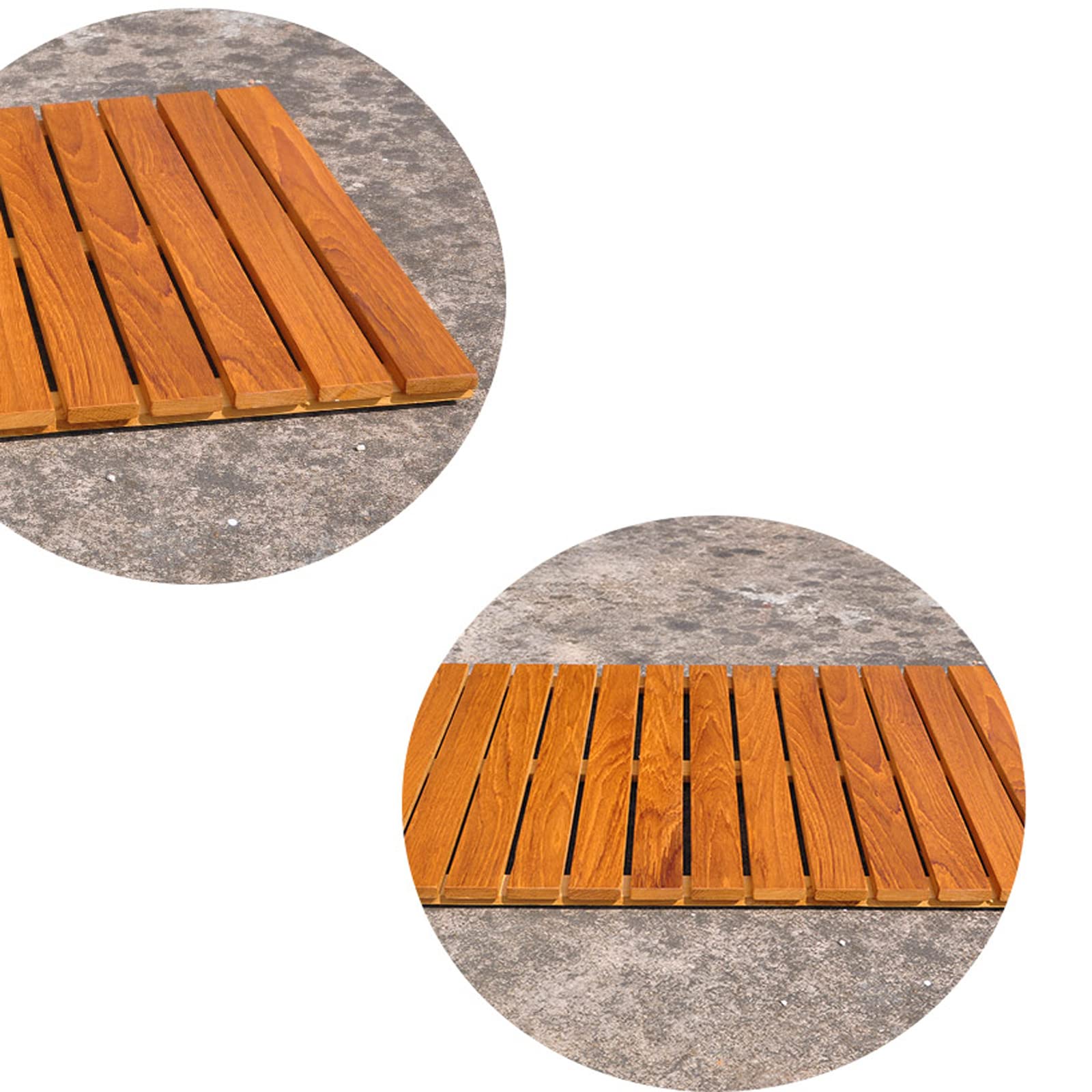 Tappeto Bagno e Cucina,Pedana Doccia in Legno,Pedana Doccia Tappeto Sauna,Tappeto Doccia Naturale,Pedana in Legno Multiuso,per Doccia e Vasca,Cucina e Corridoio (90x50cm/35x20in)