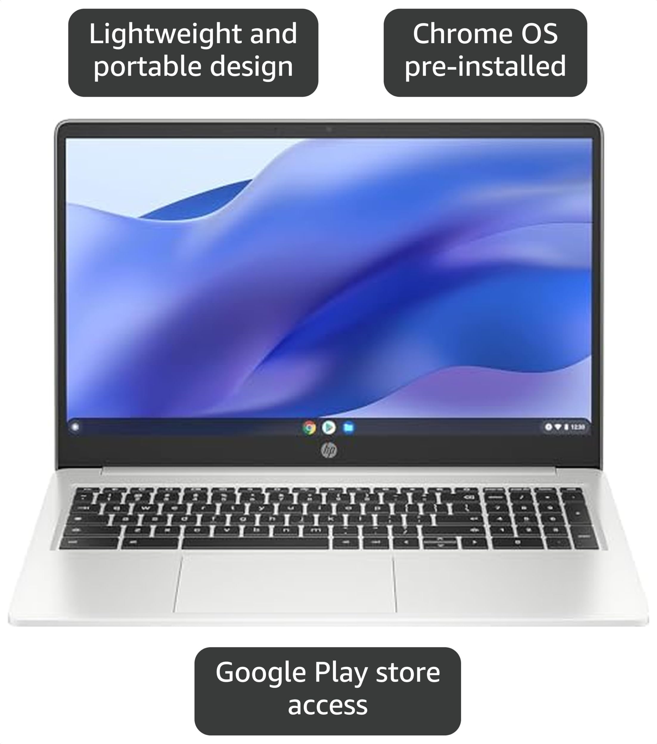 Amazon.com: HP 15.6 HD Premium Chromebook, Intel Celeron N