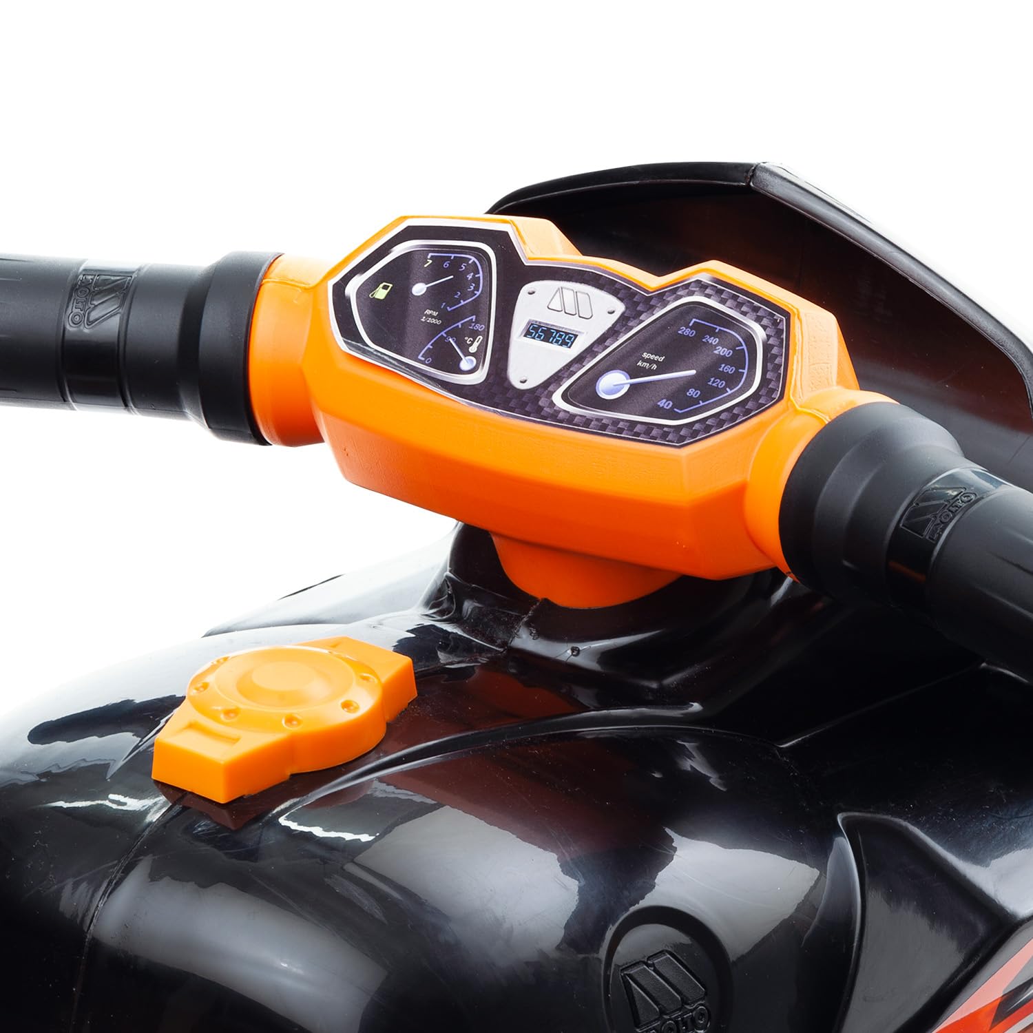 MOLTO | Dirt Scooter Schwarz Cross | Geländegängiger Roller | Sicheres & Robustes Kinderspielzeug | Fördert eine gesunde kindliche Entwicklung | +18 Monate