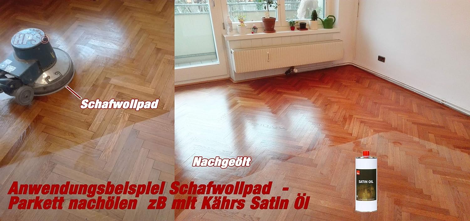 Polier- und Reinigungspads Ø41cm für Einscheibenmaschinen, Parkett Spezial | Polieren, Reinigen, Pflegen, Für Parkettböden Linol Vinyl