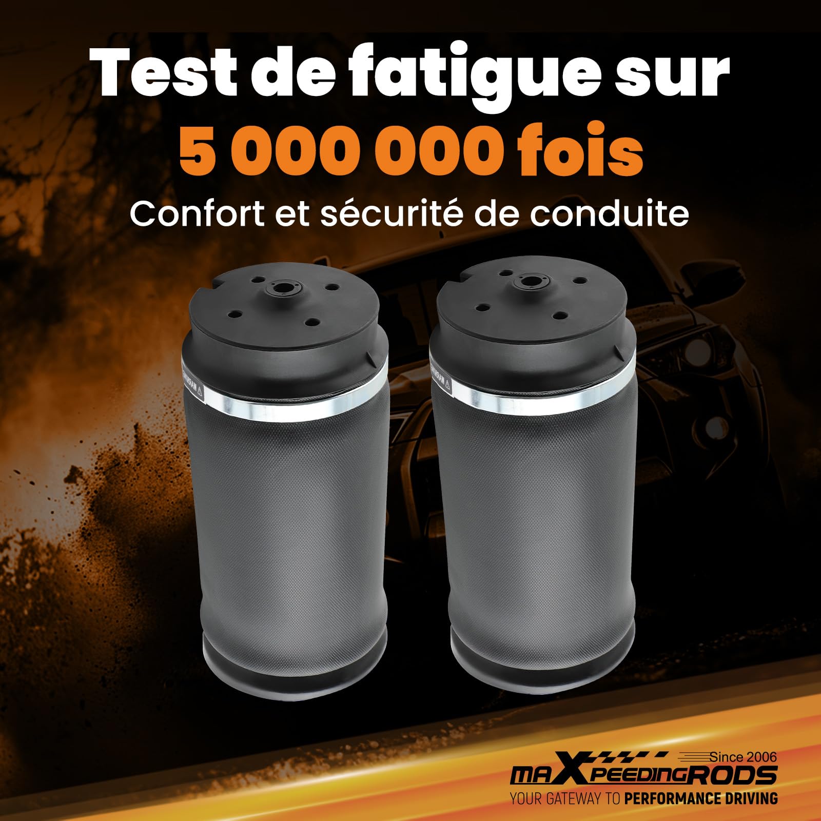 maXpeedingrods 2x Suspension Pneumatique pour Mercedes W164 X164 | OE 1643200725, 1643200325, 4matic ArrièRe Gauche Et Droit