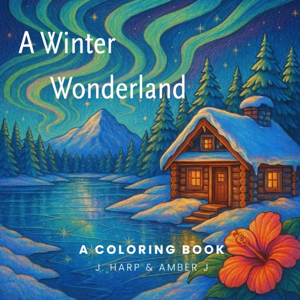 A Winter Wonderland Coloring Book for Teens and Adults Ages 12+: Peaceful Snowy Landscapes, Cozy Cabins, and Magical Winter Scenes (Coloring Adventures for Kids)