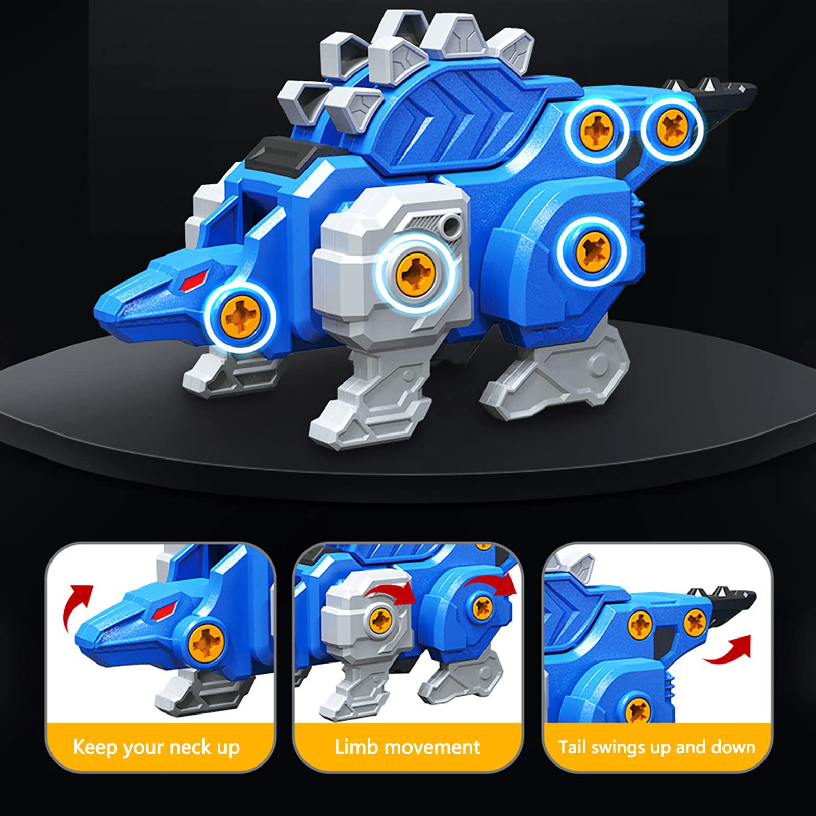 Amazon.co.jp: 教育折り紙 変形ロボット 恐竜 ヤモンド 組み立てと分解