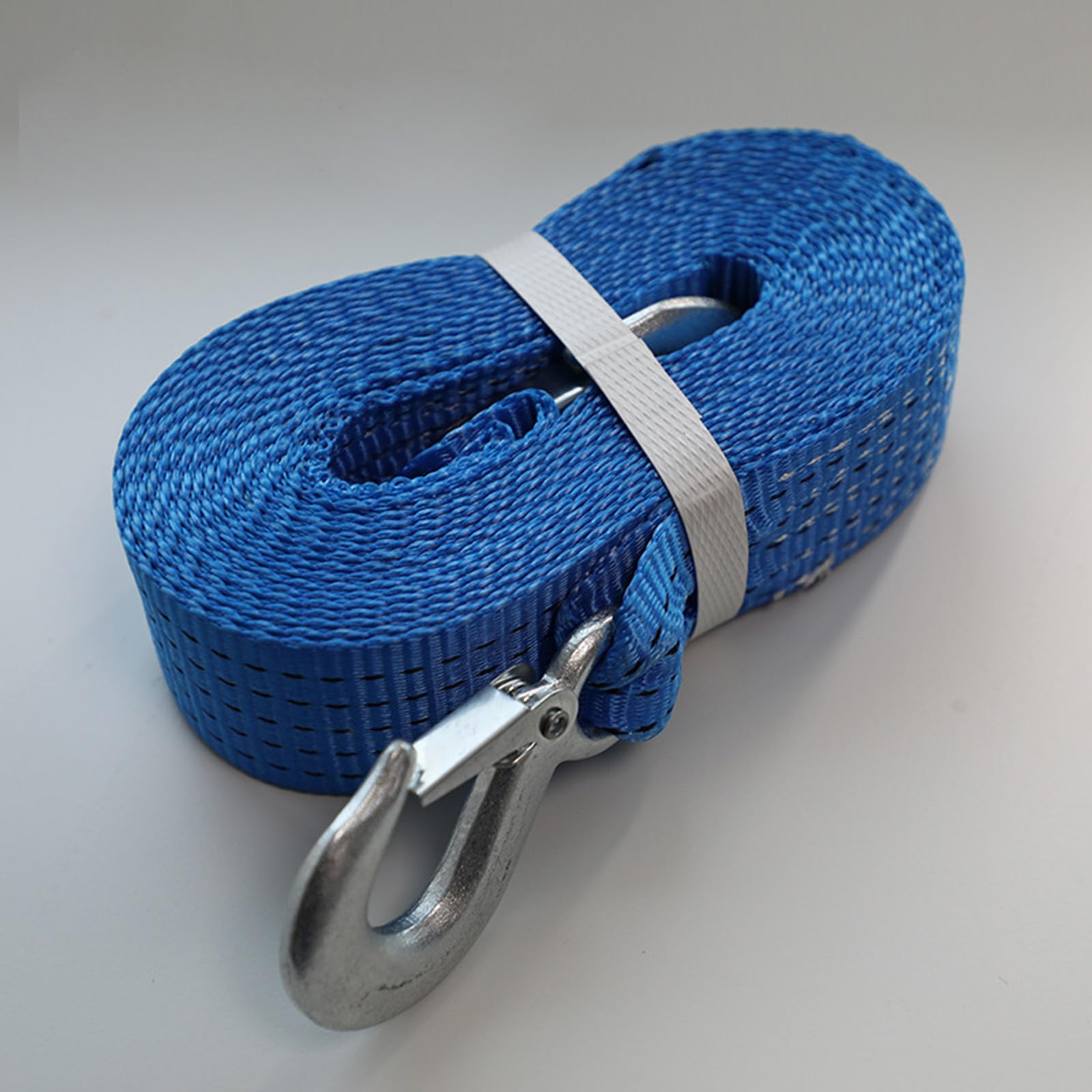 Sangle de treuil avec crochet pour véhicules de remorquage - Sangle de rechange robuste - Accessoires de remorque de bateau - 50 cm / 78 cm / 10 m