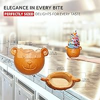 Vista 7 de Generic Máquina de panadería eléctrica antiadherente comercial de 110 V 220 V para hacer gofres de oso Taiyaki