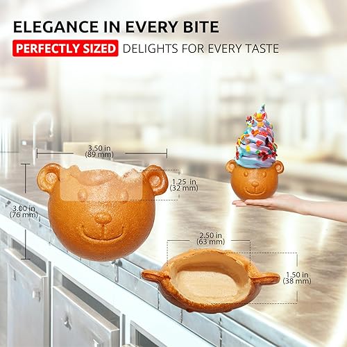 Miniatura 7 de Generic Máquina de panadería eléctrica antiadherente comercial de 110 V 220 V para hacer gofres de oso Taiyaki