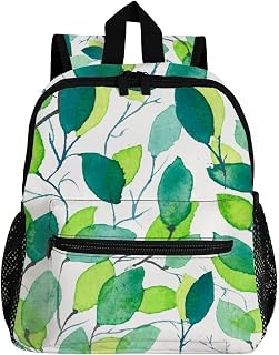 Mochila floral infantil meninas meninos pré-escola aquarela mochila escolar mochila de viagem para crianças primárias estudantes crianças, Colorido., 9.5 x3 x14 inch, Mochilas Daypack