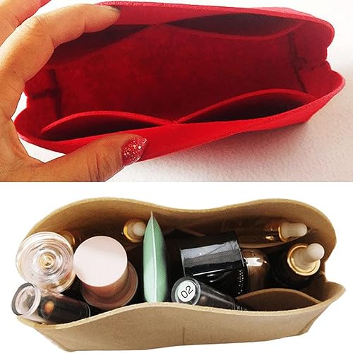 Miniatura 3 de Lckaey Organizador de fieltro para Alma BB PM Organizador Insertar Mujeres Se adapta a Alma Insert 1004Khaki-3XL (NLMA-MM