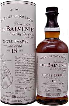 Amazon.co.jp: ザ・バルヴェニー 15年 シェリーカスク シングルバレル