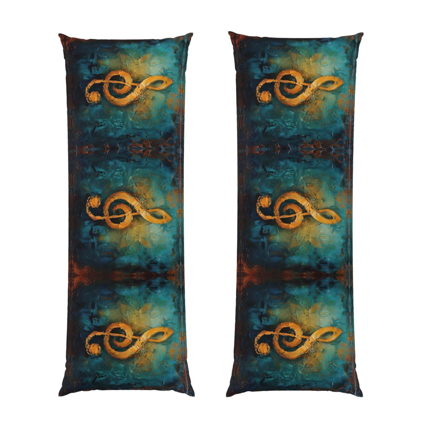 Housse de coussin long 50x137 cm douce avec fermeture éclair