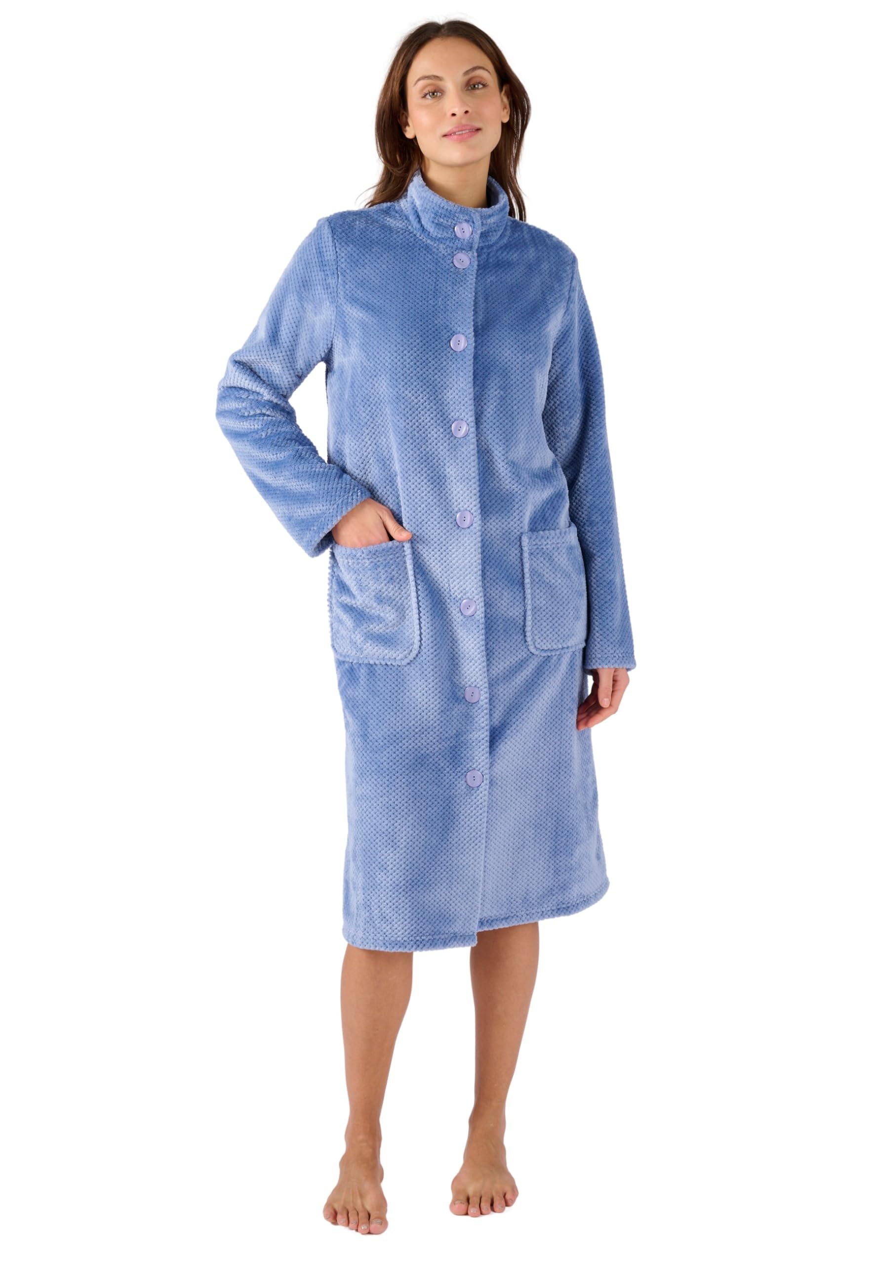 Damart - Thermolactyl Dressing Gown, Navy, 22/24