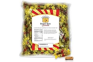 Atkinson's Mary Jane Peanut Butter Halloween Taffy (Bulk 3 Pound)