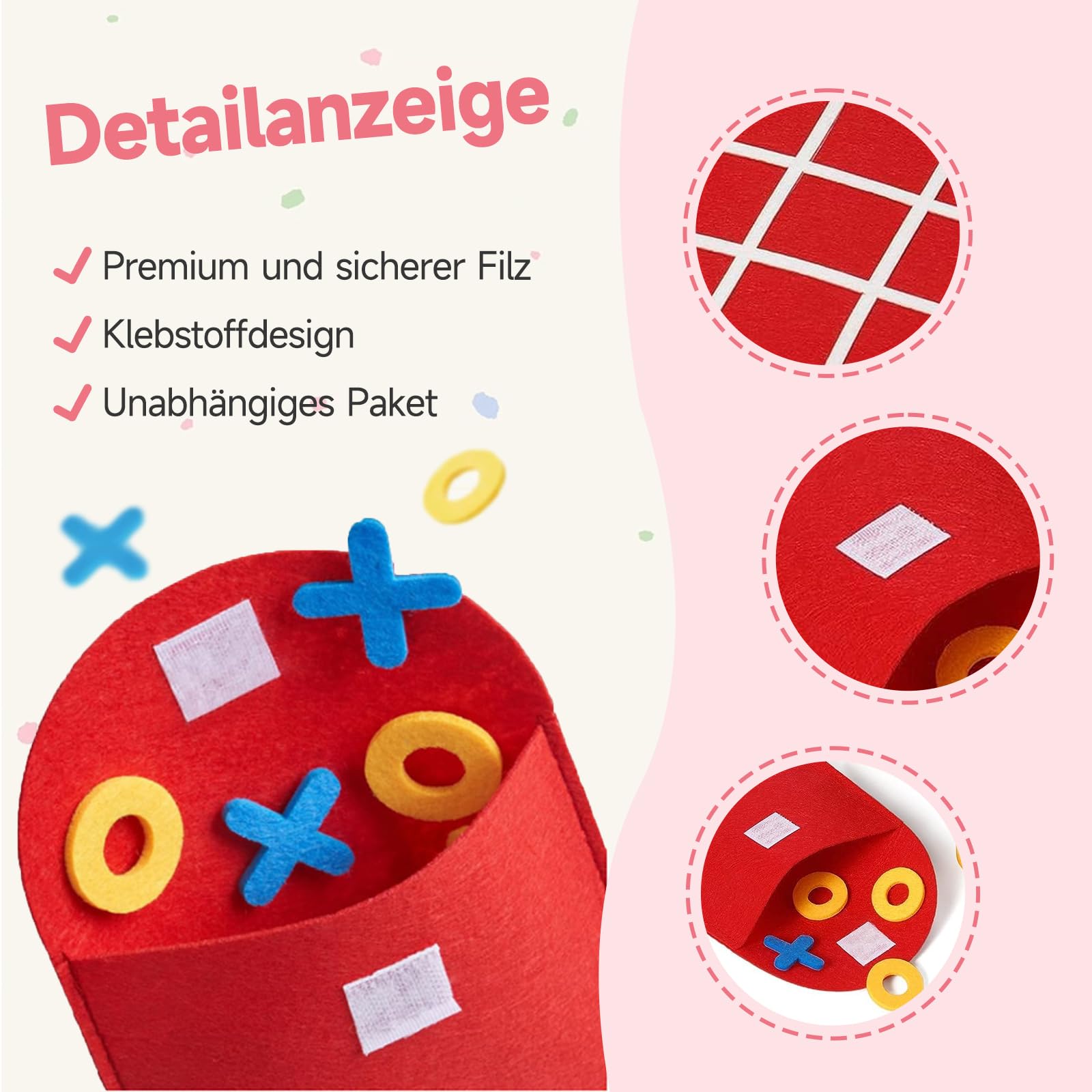 Tic Tac Toe zabawka, 12 sztuk filcowych Tic Tac Mini, przydatny upominek na urodziny dziecka, kolorowa gra Tic Tac Town, zabawka edukacyjna, nadaje się na urodziny, Dzień Dziecka, do domu, szkoły, na