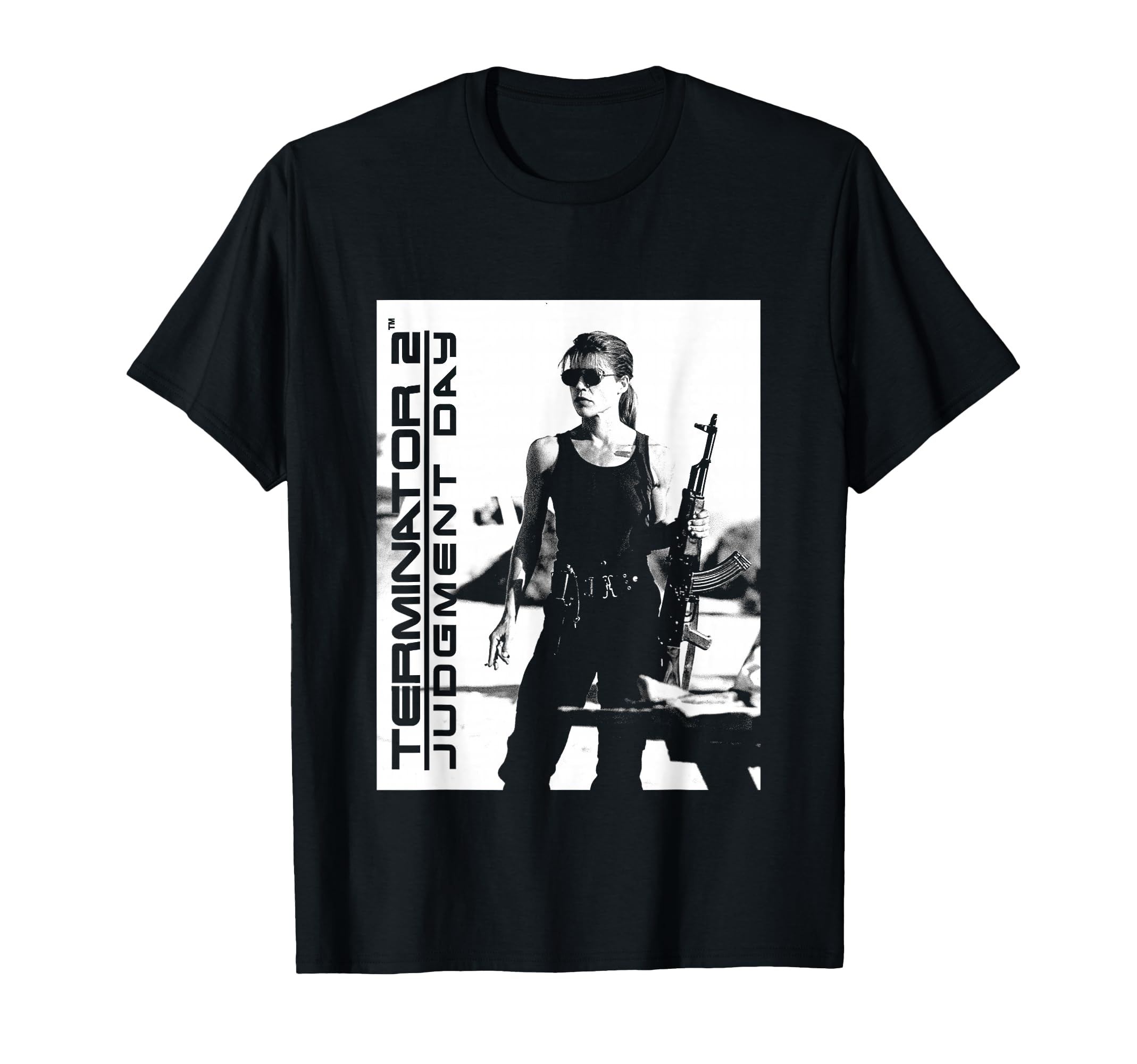 Amazon | Terminator 2 Judgement Day サラ・コナー Tシャツ | Tシャツ 