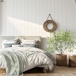 Artificial Plants 3PCS Faux Greenery Stems, Spring Leaves Branches Artificial Ficus Twig Green Faux Plastic Plant Stems for Vase Outdoor Indoor Summer Garden Home Decor (Summer Green)