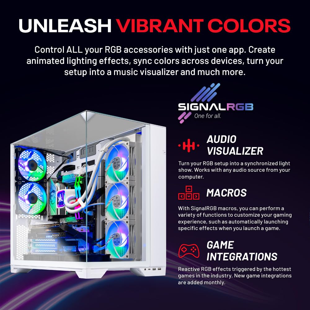 Amazon.com: Skytech Gaming O11 Vision Desktop PC, Ryzen 7