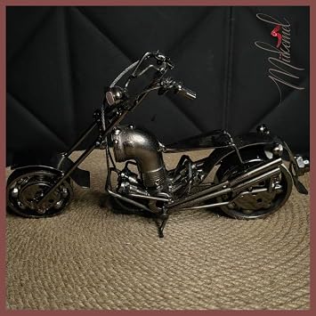 Steampunk Metal Motosiklet Maketi – Koleksiyoner ve Bikerlar İçin Hediye- Mükemel orijinal tasarım