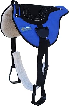 Horse Western Fleece Padded Bareback Pad w/ Cinch Royal Blue 39191RB