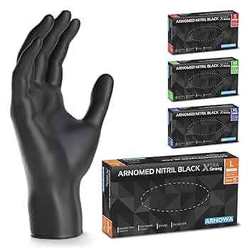 PROGRIP Engu00e5ngshandskar Svart, Engu00e5ngshandskar Extra Starka, Nitrilhandskar XXL, 2x Tjockare, Engu00e5ngshandskar Med Diamantstruktur, Arbetshandskar Fu00f6r Verkstad & Montering, 500 St (10x50 St PROGRIP Engu00e5ngshandskar Svart, Engu00e5ngshandskar Extra Starka, Nitrilhandskar XXL, 2x Tjockare, Engu00e5ngshandskar Med Diamantstruktur, Arbetshandskar Fu00f6r Verkstad & Montering, 500 St (10x50 St