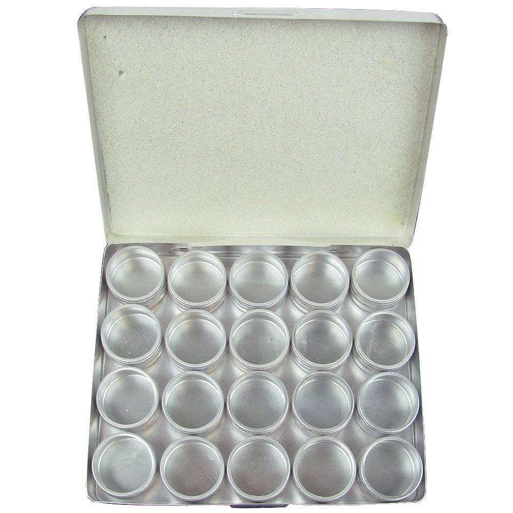 75-1600 20-Piece Small Craft Item Aluminum Storage Set with Box