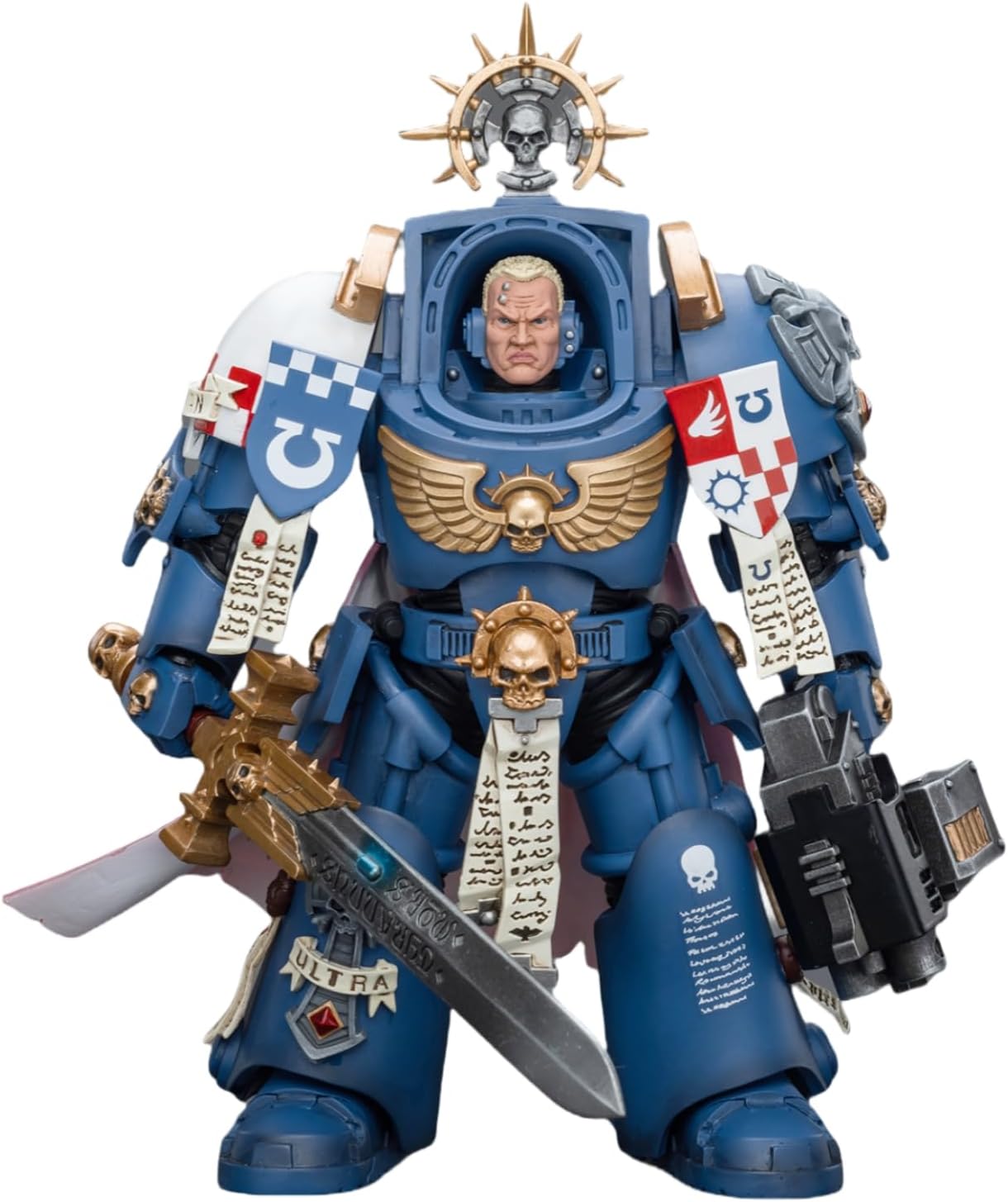 HiPlay JoyToy Warhammer 40k – Ultramarines Vanguard Veteran Sergeant – Action Figure 1:18 - 5