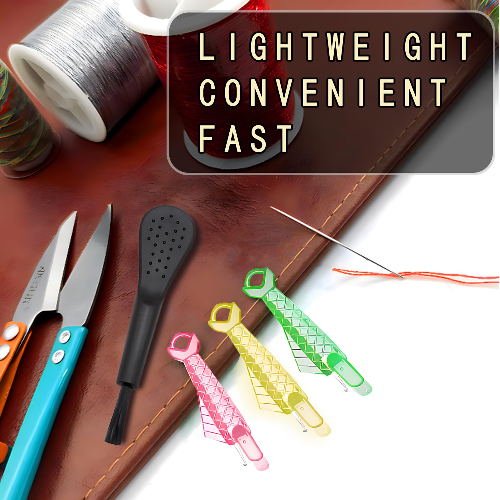 Sewing Needle Threader Fish Mouth Needle Threader Set 10 Pack