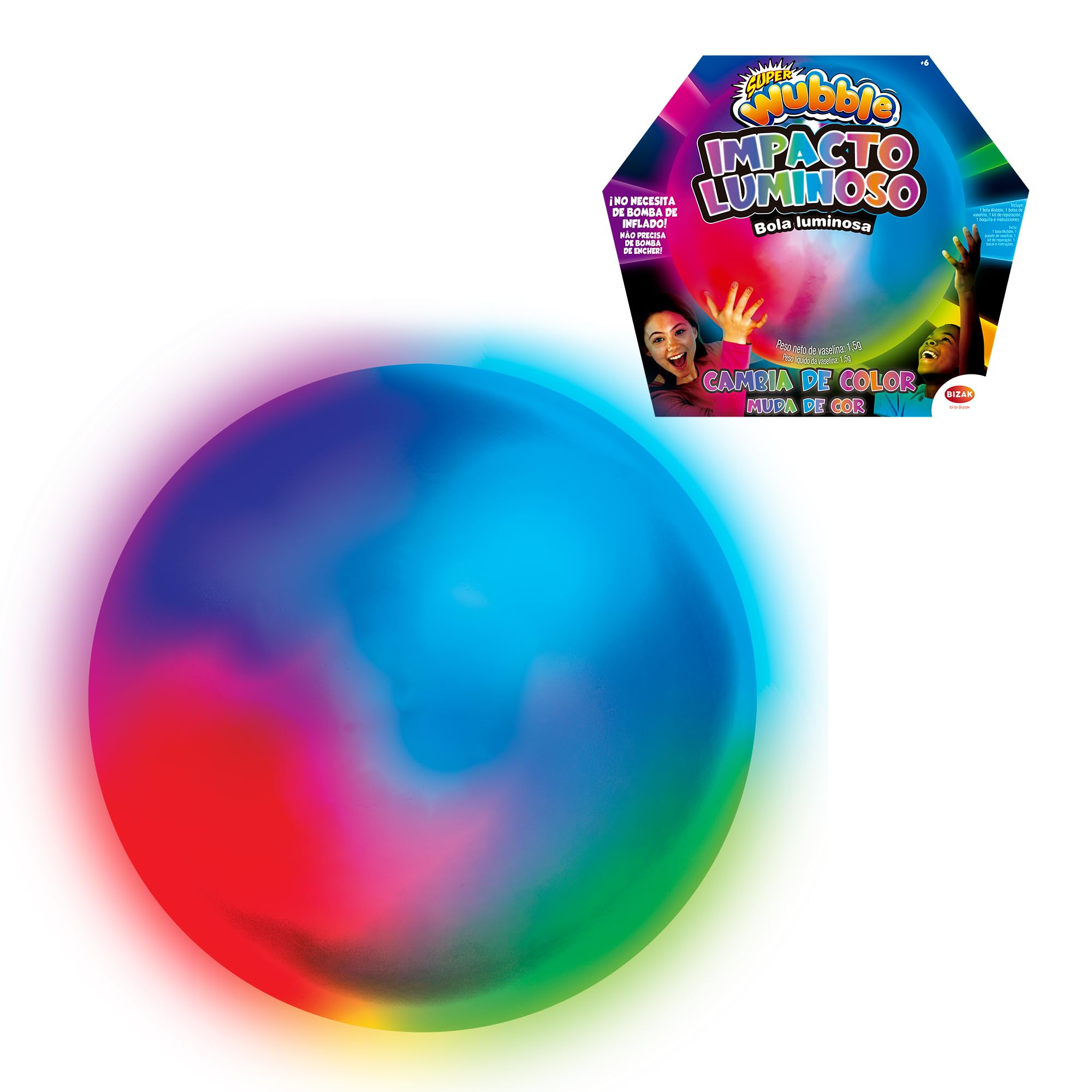 Bizak - Wubble Toy, Multicoloured (62940716)