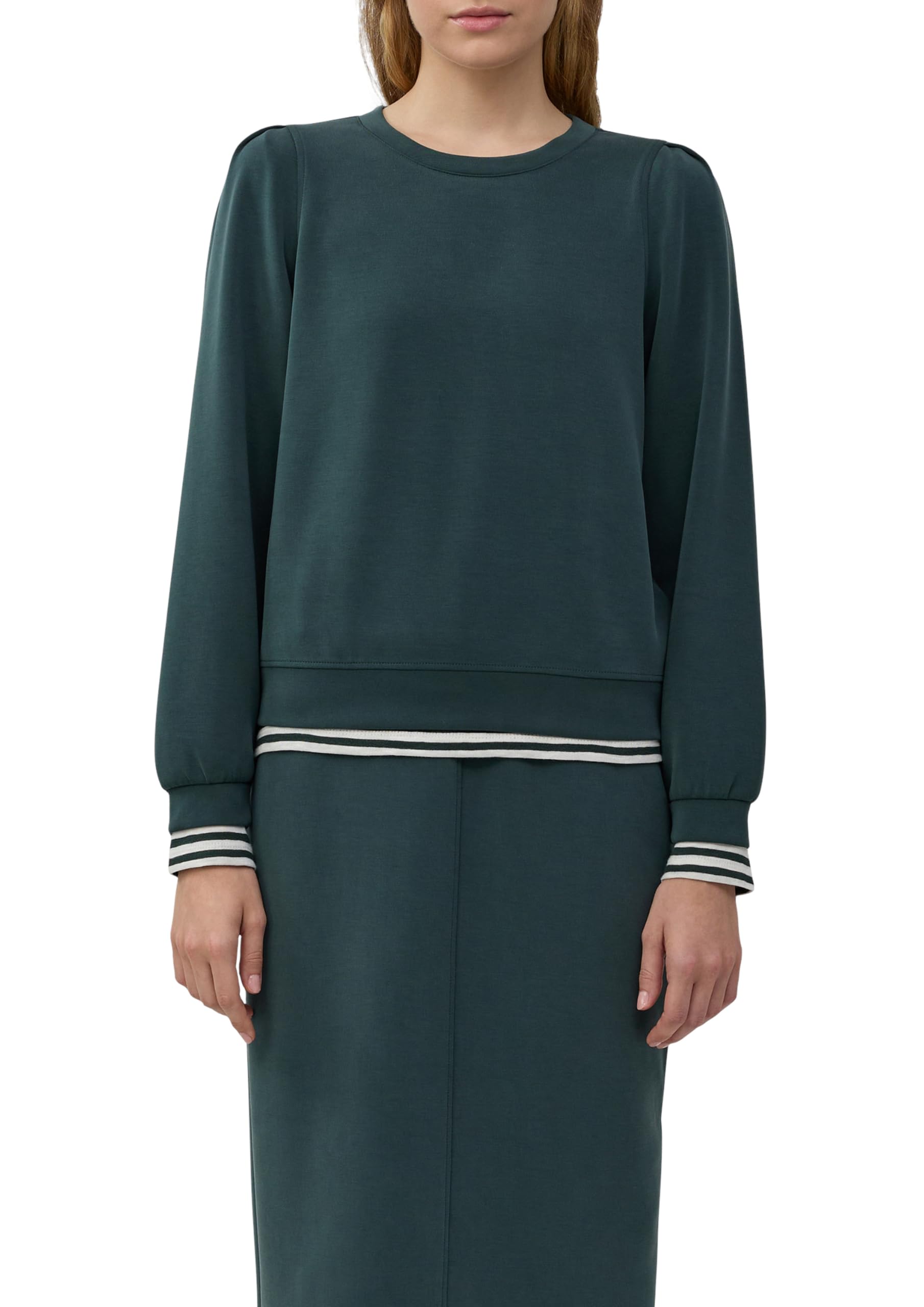 s.Oliver Scuba-Sweatshirt mit Puffärmeln