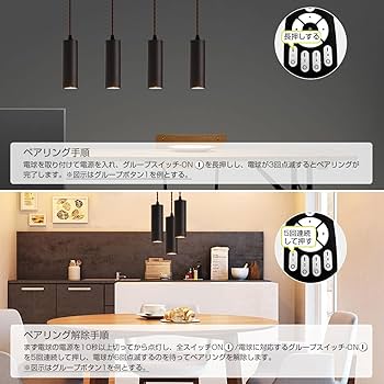 Amazon.co.jp : ANWIO ペンダントライト ダクトレール用 100cm