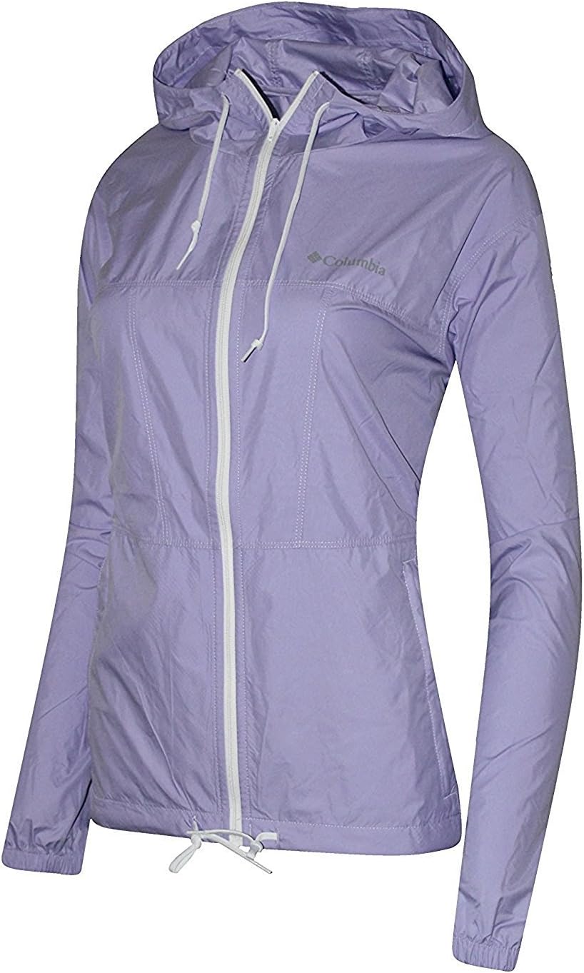 Columbia Women's Meadow Peak EXS Windbreaker Athletic Shell Lightweight Jacket (S) Purple