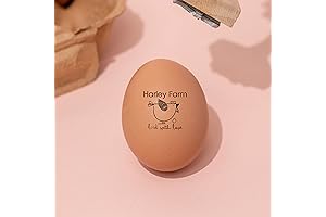 Easily Label Farm-Fresh Eggs with Unique Personalized "Stamp by Me" Wooden Egg Stampers!
