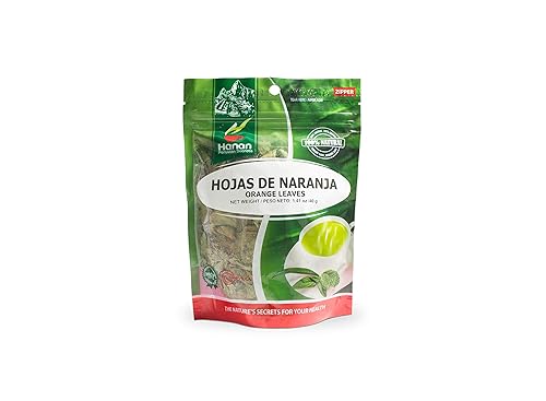 Miniatura 8 de Hanan Peruvian Secrets Hojas De Naranja - Té de hierbas  Hojas de naranja 100% naturales  Bolsa de hojas sueltas de 1.41 oz  40 g  Reduce